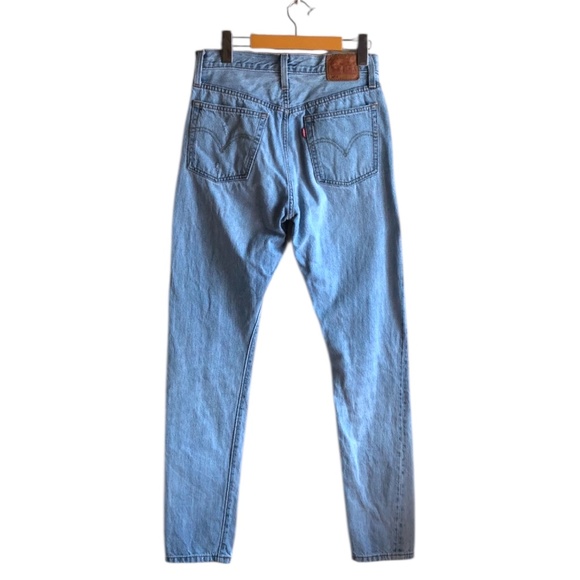 📸 Levi’s 501 Skinny Light Blue Denim Jeans 27 - Picture 8 of 14